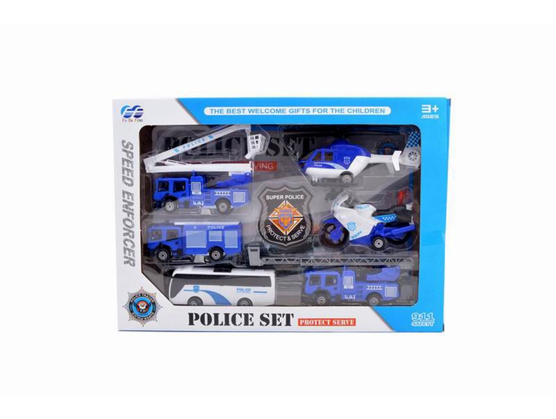 PULL BACK POLICE CAR - HP1095087