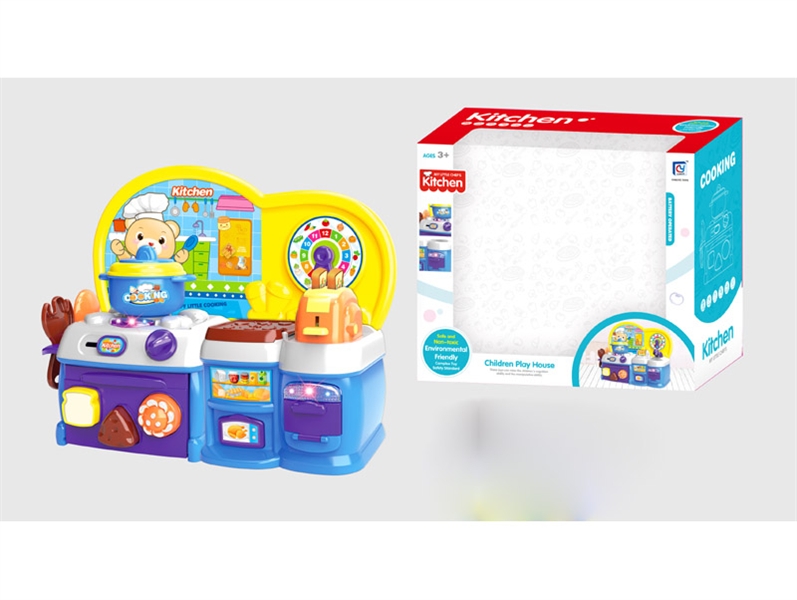 KITCHEN SET W/LIGHT & MUSIC,NOT INCLUDED BATTERY - HP1095594