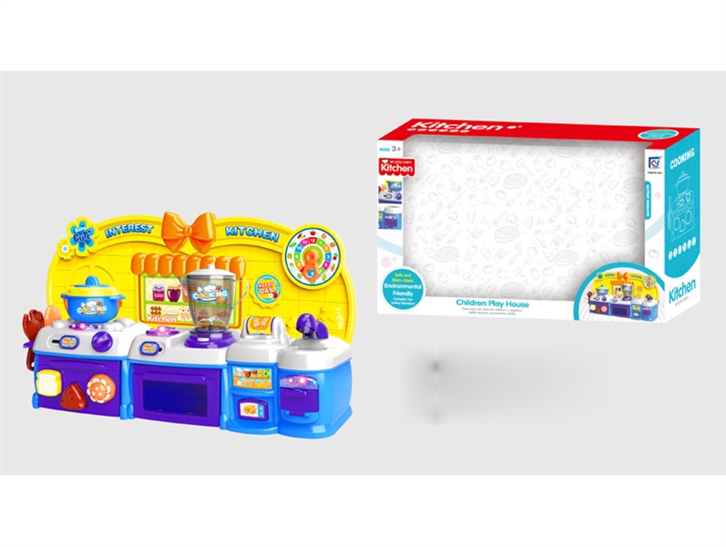 KITCHEN SET W/LIGHT & MUSIC,NOT INCLUDED BATTERY - HP1095600