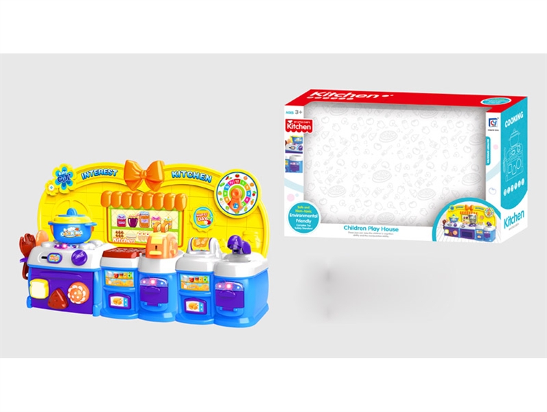 KITCHEN SET W/LIGHT & MUSIC,NOT INCLUDED BATTERY - HP1095601