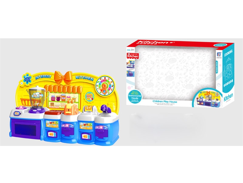 KITCHEN SET W/LIGHT & MUSIC,NOT INCLUDED BATTERY - HP1095602