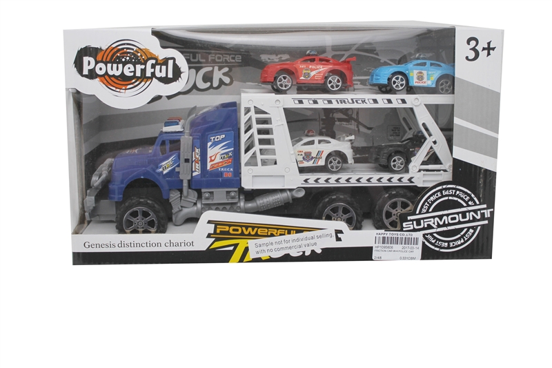 FRICTION CAR W/4 POLICE CAR - HP1095606