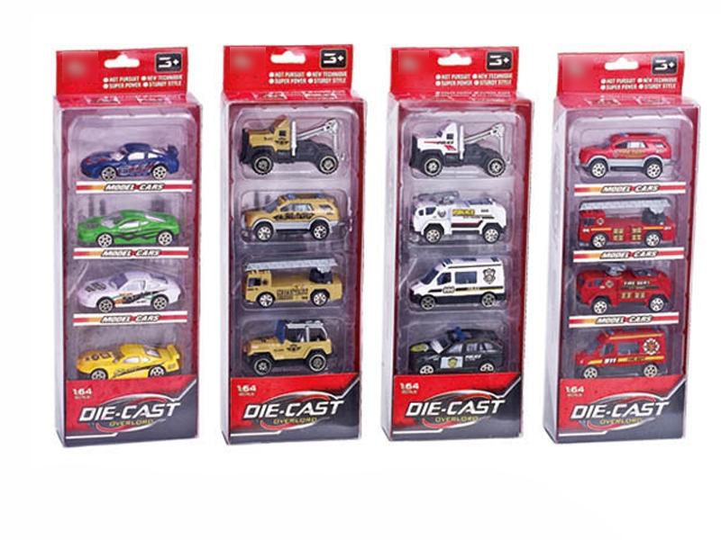 4PCS F/W DIE CAST CAR 4 ASST. - HP1096092