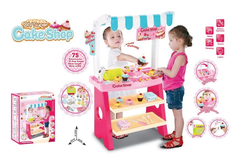 Diy super cake shop w/sound&light (no included batteries 5AA) - HP1096407