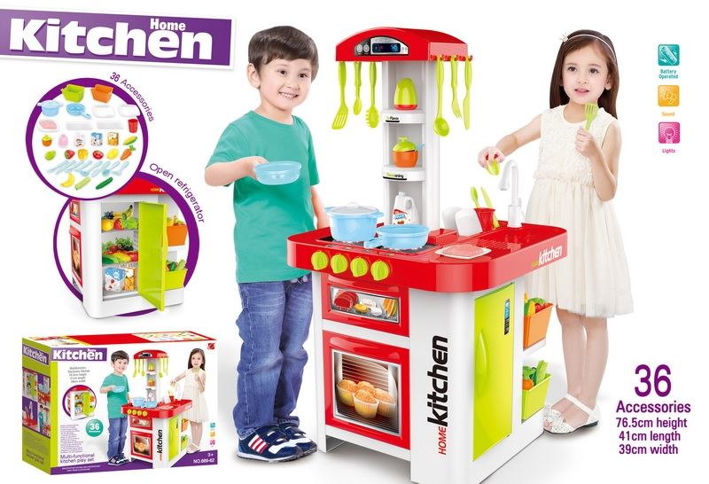 Fashion kitchen table set w/sound&light(not included 3pcs 1.5V AA batteries) - HP1096421