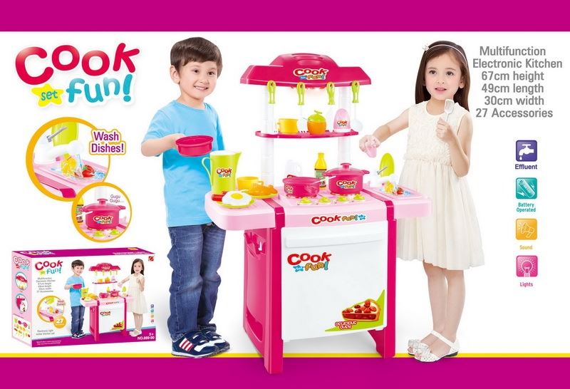 can be water kitchen table set w/sound&light(not included 3pcs 1.5V AA batteries) - HP1096427