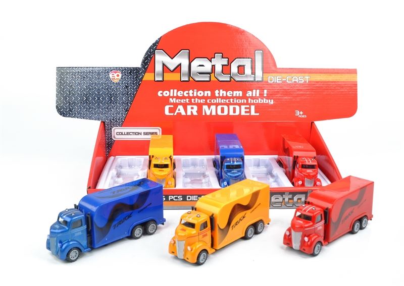 S/6   P/B  METAL  TRUCK,3 ASST COLORS - HP1096573