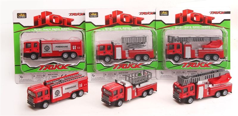 P/B  METAL FIRE  TRUCK,3 ASST STYLES - HP1096595