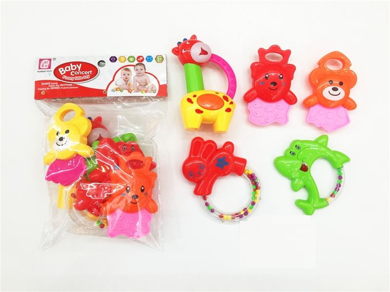 Baby rattles toys 5pcs - HP1096836