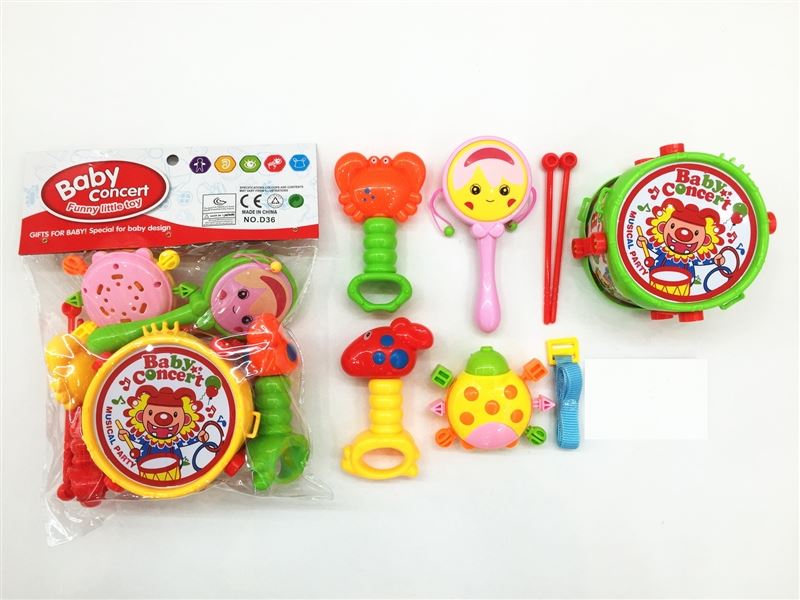Baby rattles toys 8pcs - HP1096852