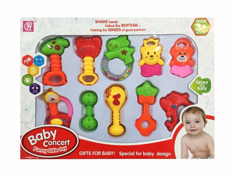 Baby rattles toys 10pcs - HP1096901