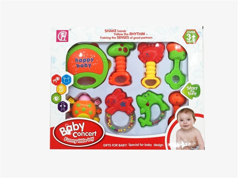 Baby rattles toys 8pcs - HP1096902