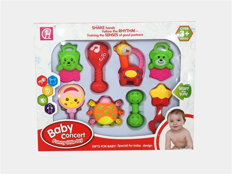 Baby rattles toys 8pcs - HP1096904
