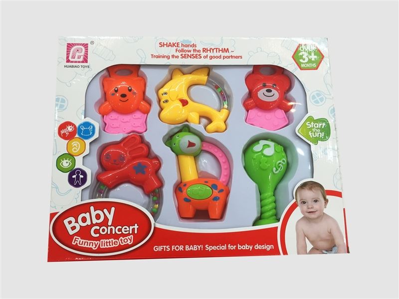 Baby rattles toys 6pcs - HP1096920