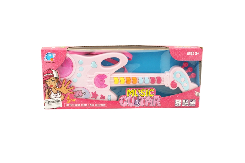 B/O CARTOON GUITAR PINK/WHITE - HP1096924
