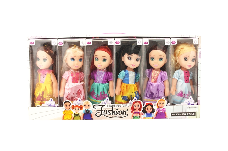 10 INCH EMPTY BODY DOLL,6ASST/DISPLAY BOX - HP1096944