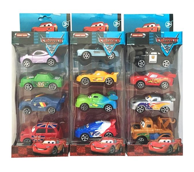 4PCS PULL BACK CAR - HP1096961