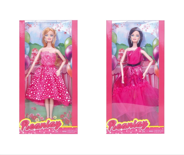 11.5 INCH SOLID&JOINT BODY DOLL,2ASST - HP1096973