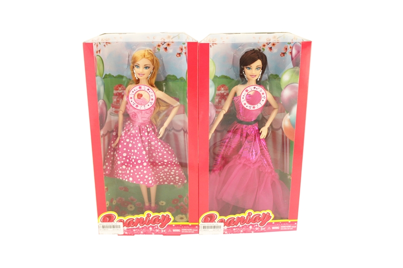 11.5 INCH SOLID&JOINT BODY DOLL WITH MUSIC,2ASST - HP1096974