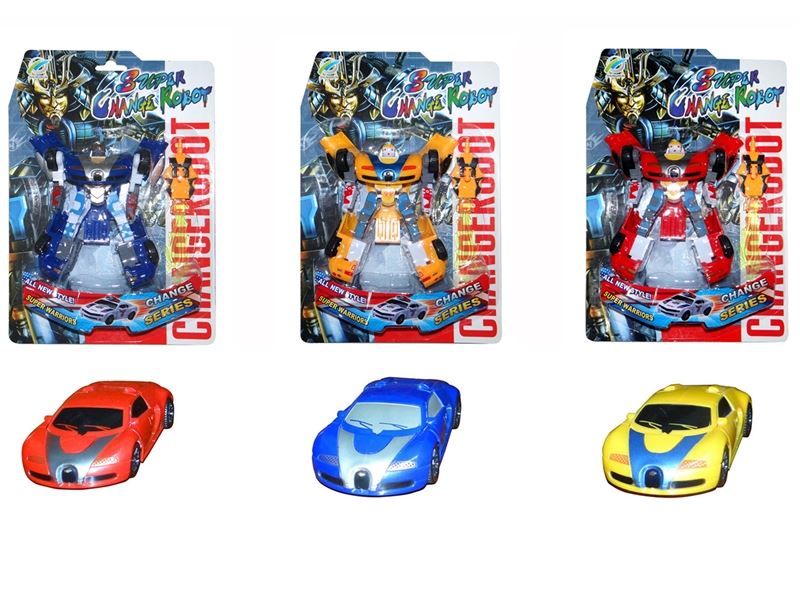 TRANSFORMED CAR(BLUE,RED,YELLOW 3COLORS MIX) - HP1097046