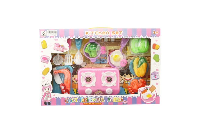 Kithen set-cut vegetable+seafood - HP1097648