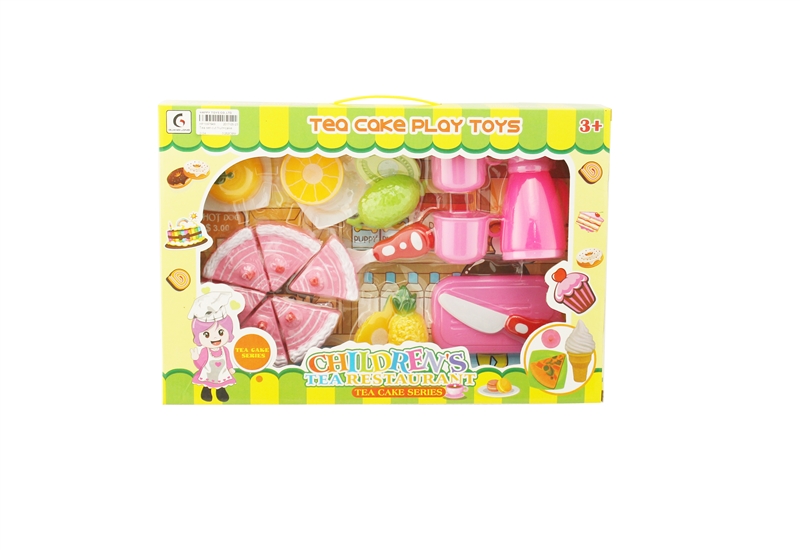 Tea set-cut fruit+cake - HP1097649