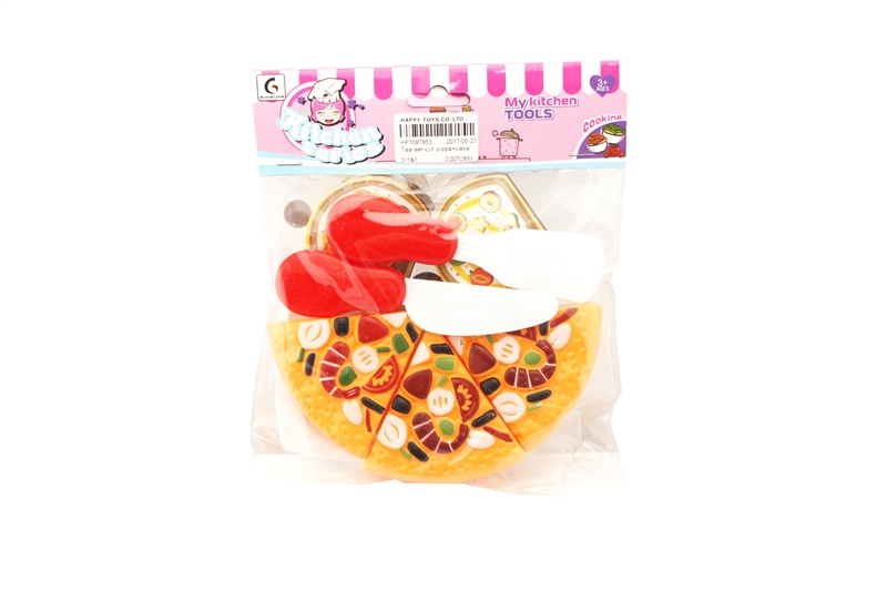 Tea set-cut pizza+cake - HP1097653