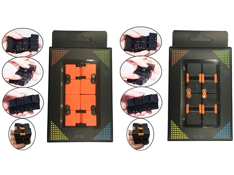 Finger infinity cube cube (accentuated) (orange black) - HP1097927