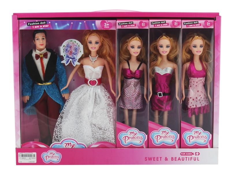 11 Inch fashion bobbi display box (8 boxed) - HP1098003