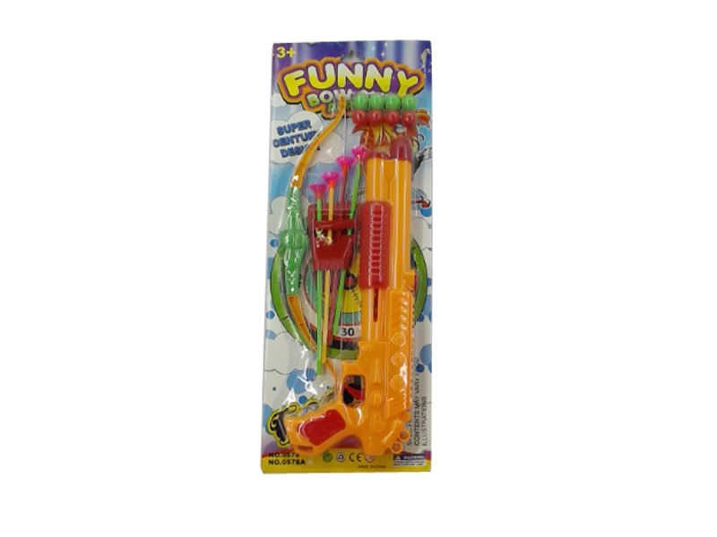 PINGPONG GUN+BOW & ARROW SET - HP1098223