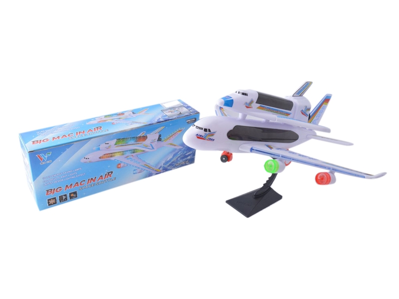 电动万向七彩3D灯光双
层飞机带展示架 - HP1098272