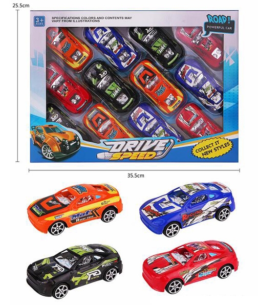 PULL BACK CAR 12PCS - HP1098488