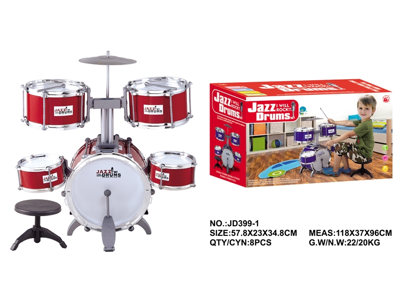 JAZZ DRUM (2 COLORS: RED & BLUE) - HP1098593