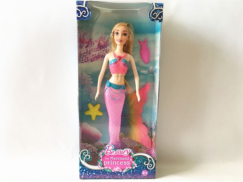 14 Inch barbie mermaid with light music - HP1098618