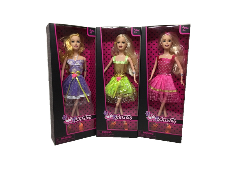 The 11.5 inch barbie skirt (a variety of fashion clothes and hairstyles mix) - HP1098662