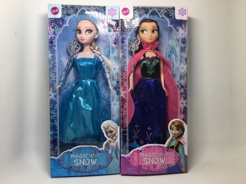 11.5 Inch solid ice princess, with fairy wand 2 mixed - HP1098710