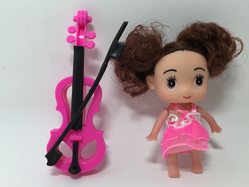 The 2.5 inch doll with violin (4 color doll mix) - HP1098713
