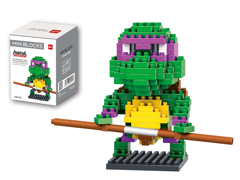 Mini diamond block - long stick / battle turtle (235pcs) - HP1098919