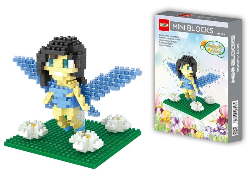 Mini block - water lady / butterfly fairy 248pcs - HP1098979