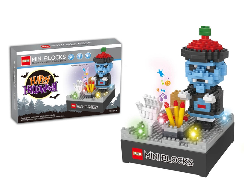 Halloween halloween zombies / flash music box 339pcs - HP1099028