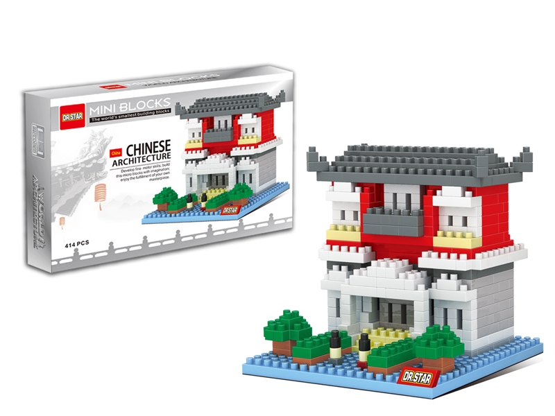 Mini building blocks - chinese style villas / world architecture 414pcs - HP1099058