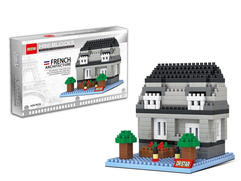 Mini building blocks - french style villas / world architecture 429pcs - HP1099060