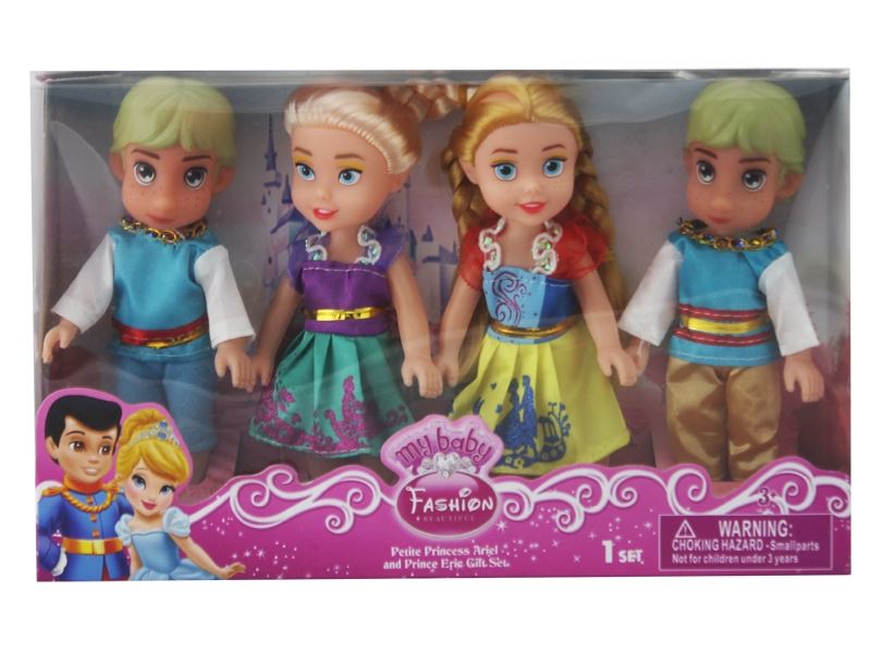 6 Inch kongshen ice and snow prince and princess - HP1099343