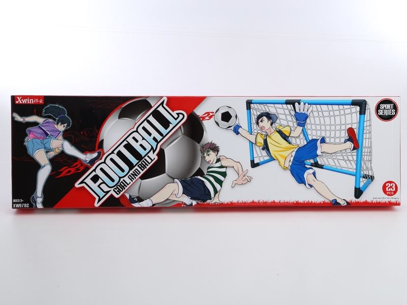 FOOTBALL SET (L).
(GOAL AND BALL (DIA. 14CM)). - HP1099393