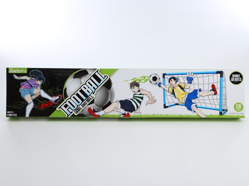 FOOTBALL SET (M).
(GOAL AND BALL (DIA. 14CM)). - HP1099394