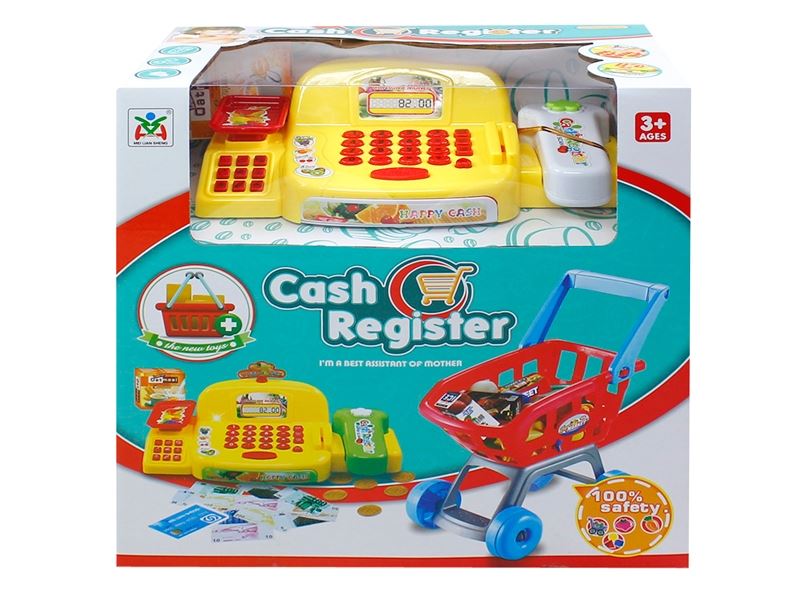 BATTERY CASH REGISTER& SHOPPING CART( WITH LIGHT) - HP1099791