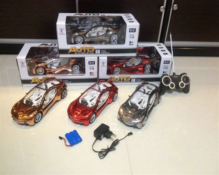 1:16喷镀遥控仿真车带椅座(包充电器+电池组，3色混装) - HP1100116