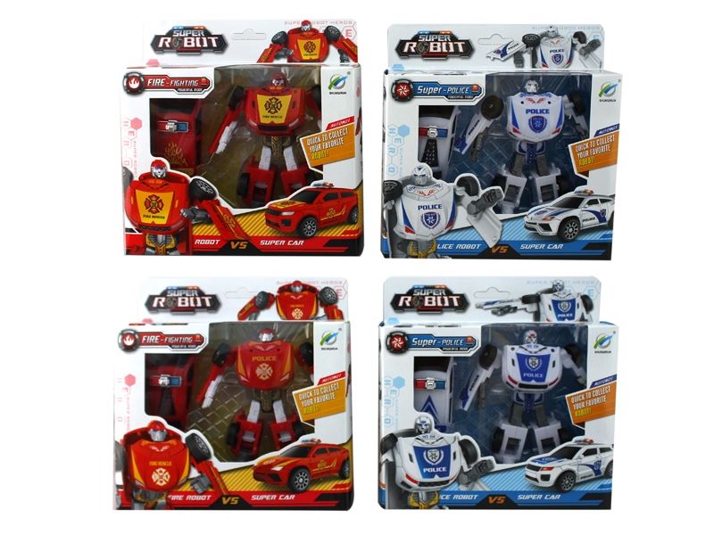 TRANSFORMED CAR,RED/WHITE,2ASST - HP1100164