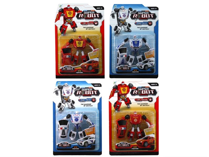 TRANSFORMED CAR,RED/WHITE,2ASST - HP1100167