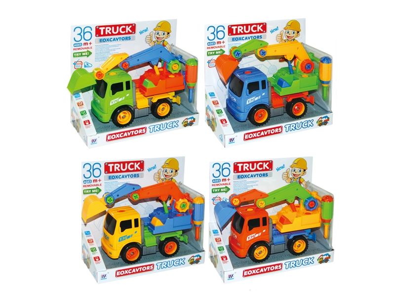 F/P DIY EOXCAVTORS TRUCK(4 COLORS) - HP1101685